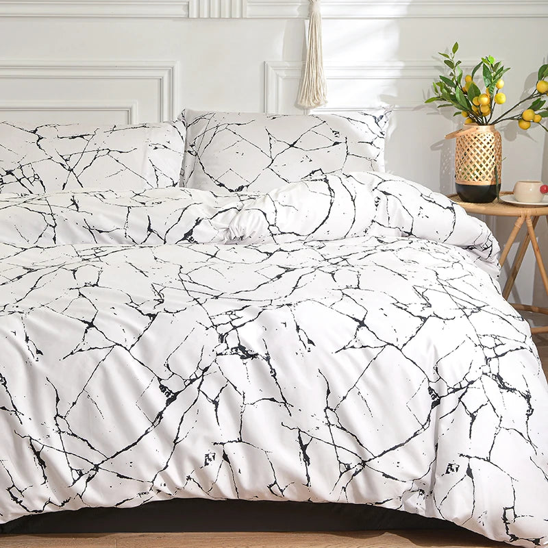Juego de cama Mármol Luxe™ – 3 piezas